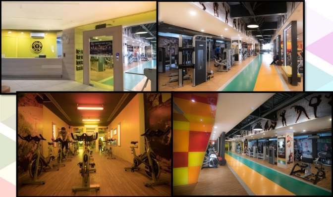 Gold's Gym, Gaur City — Fitness centre fit-out