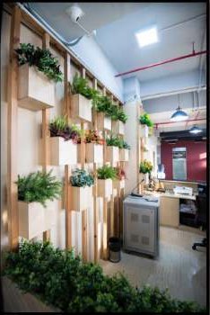 Unnati Sales, Noida — green wall