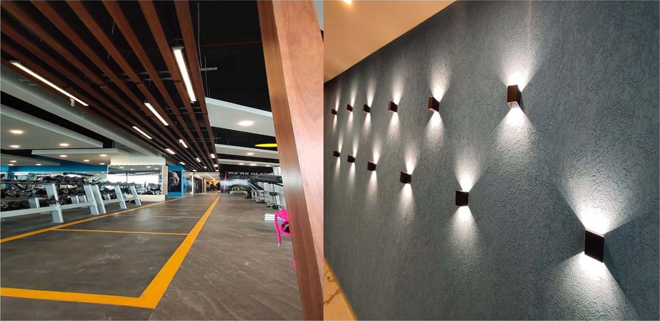 Architectural wall-washer lighting